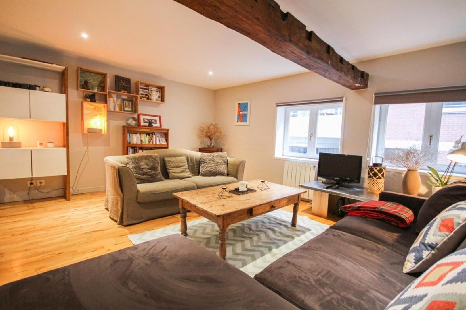 Duplex In The Heart Of Old Lille Terrace + Parking Apartment Екстериор снимка