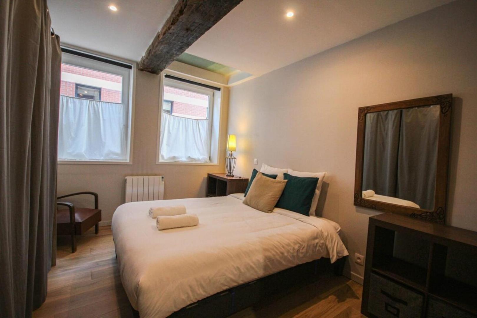 Duplex In The Heart Of Old Lille Terrace + Parking Apartment Екстериор снимка